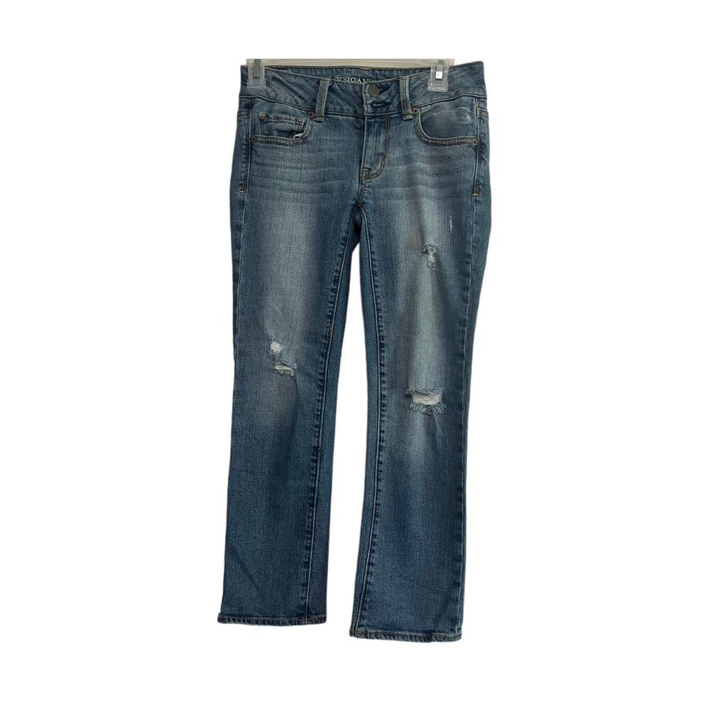 American Eagle Artist Crop Stretch Jeans | Women’s 00 Regular | Blue